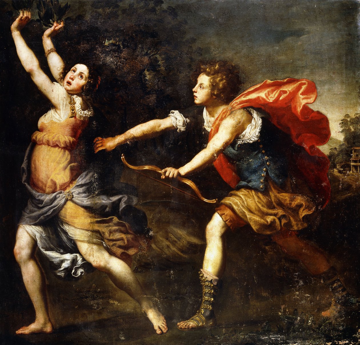 Apollo och Daphne, av Lorenzo Lippi