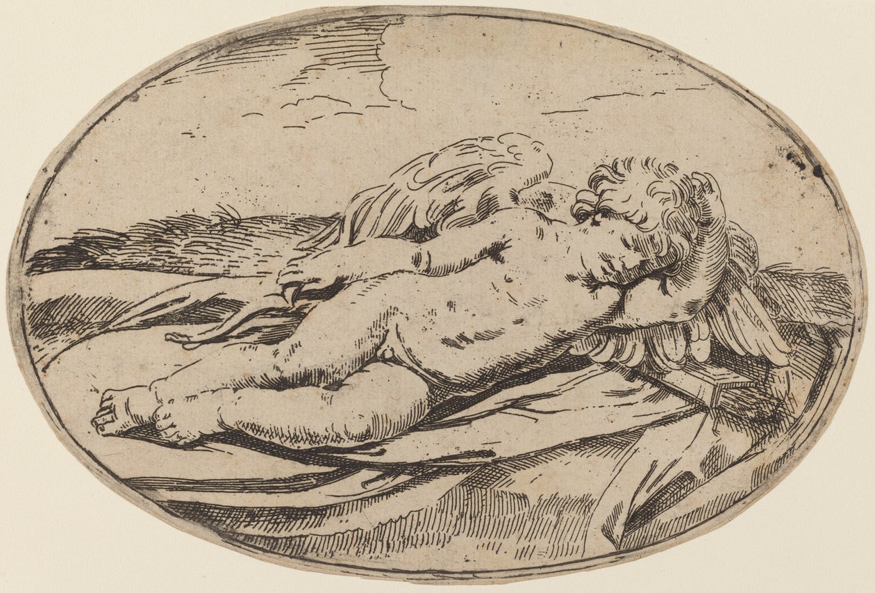 Sova Amor av Lorenzo Loli after Guido Reni