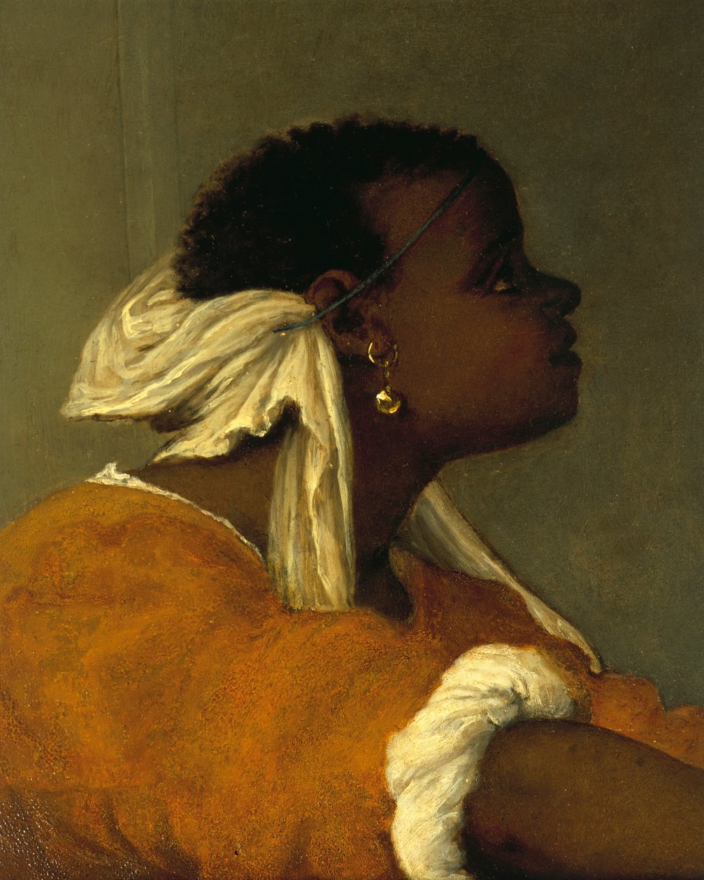 Altartavla av Saint Lucia eller Saint Lucia in courts av Lorenzo Lotto (1480 ca- 1556), olja på duk, 243x237 cm, detalj av Lorenzo Lotto