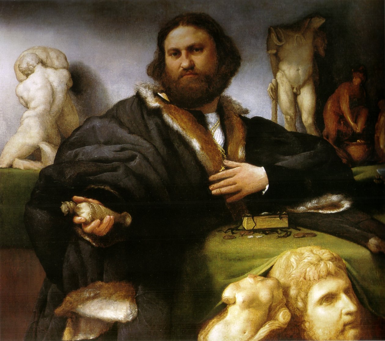 Andrea Odoni (1488-1545) av Lorenzo Lotto