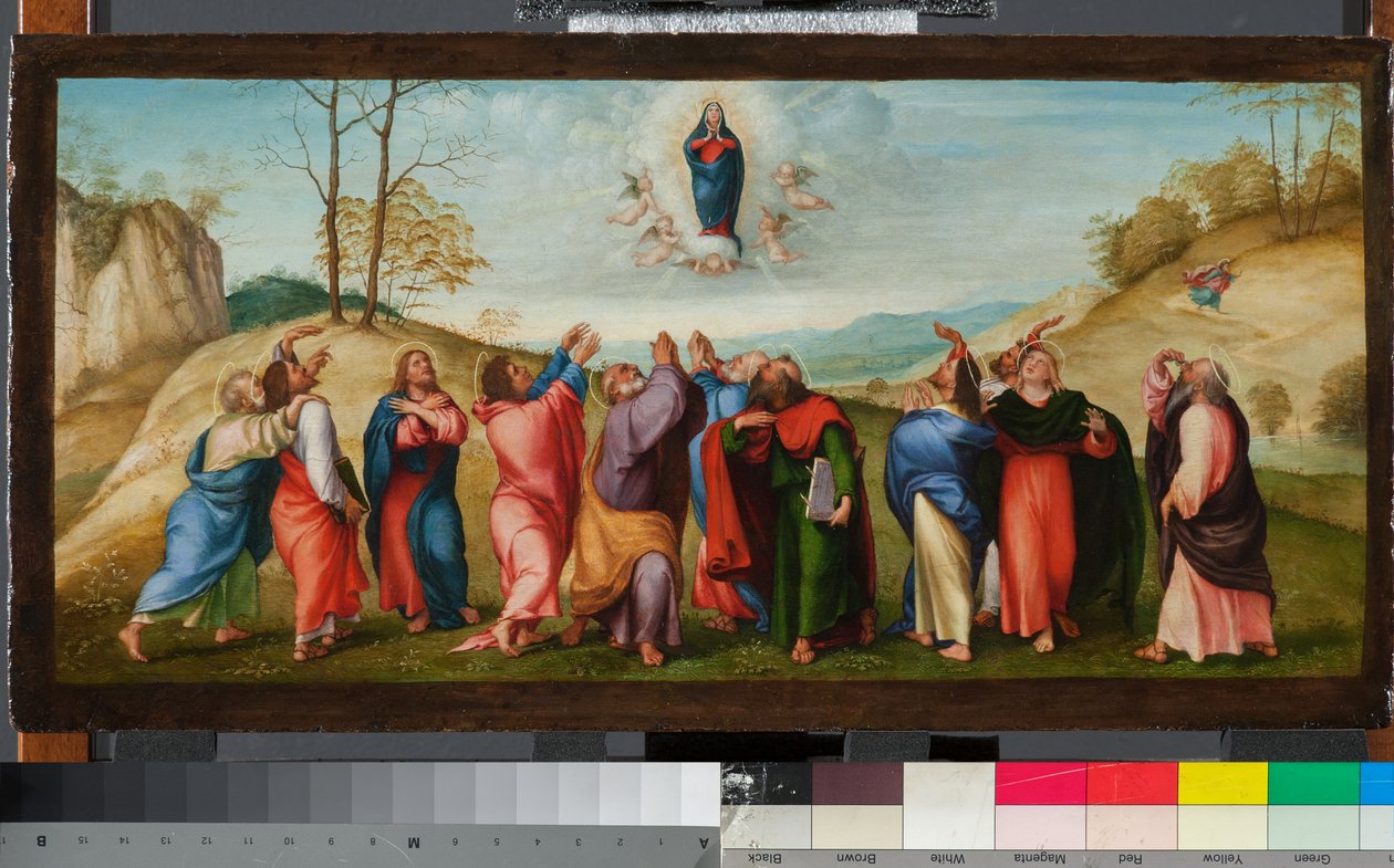Jungfruns antagande av Lorenzo Lotto