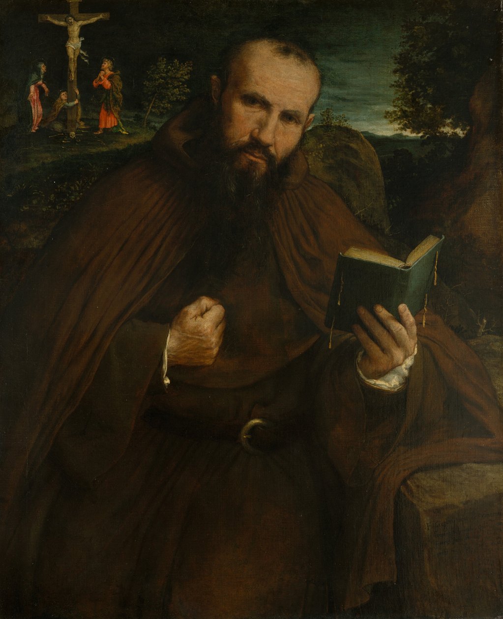 Broder Gregorio Belo av Vicenza, 1547 av Lorenzo Lotto