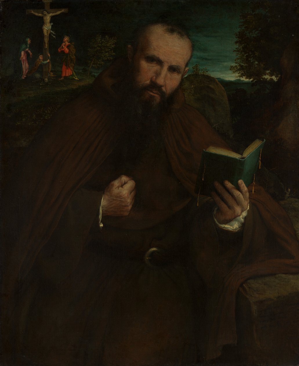 Broder Gregorio Belo av Vicenza, 1547. av Lorenzo Lotto