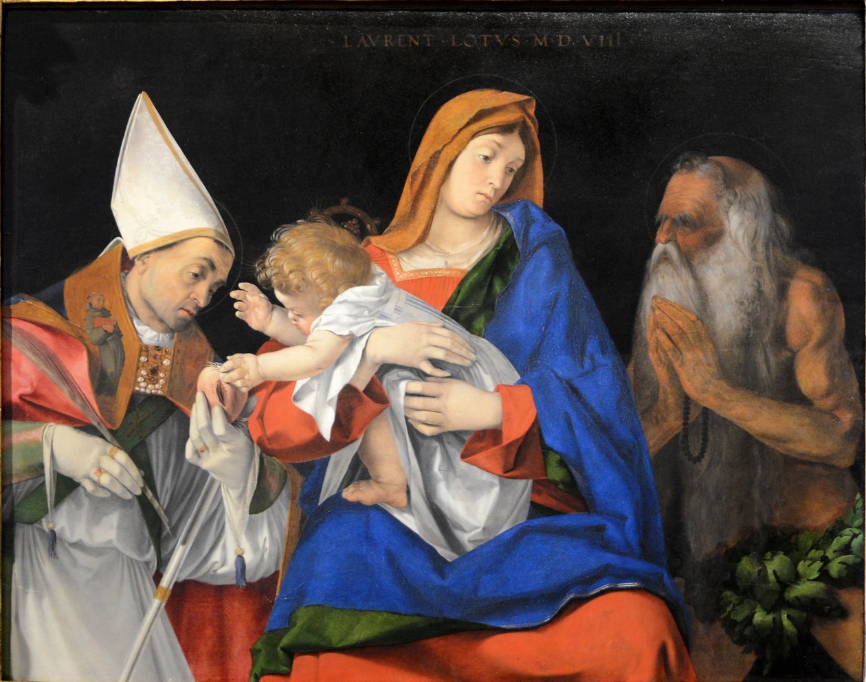 Madonna med barn (Lorenzo Lotto) september 2015-1a av Lorenzo Lotto