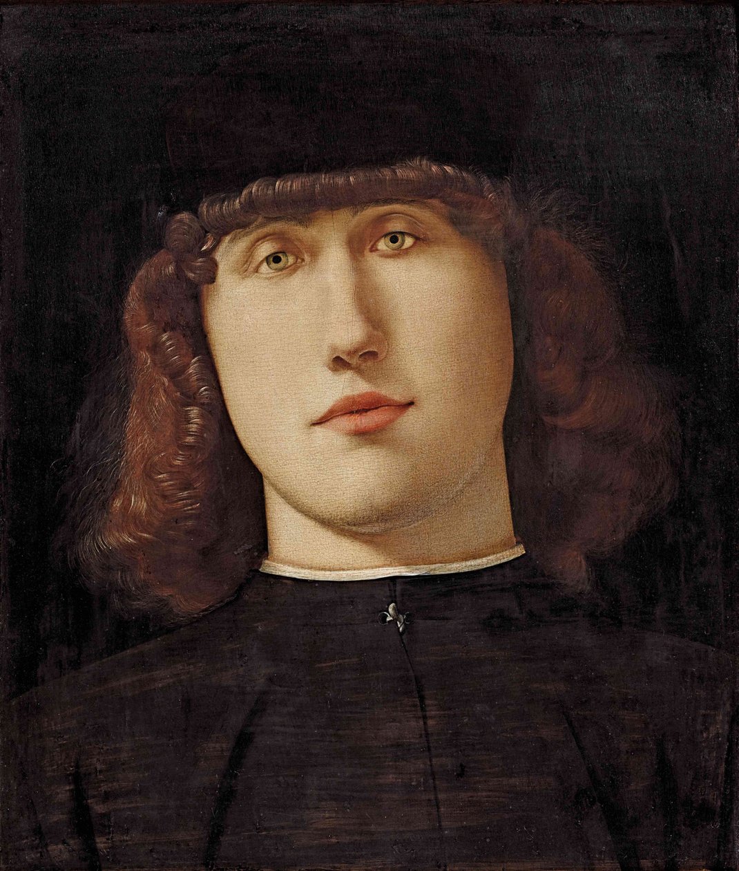 Porträtt av en ung man, 1500. av Lorenzo Lotto