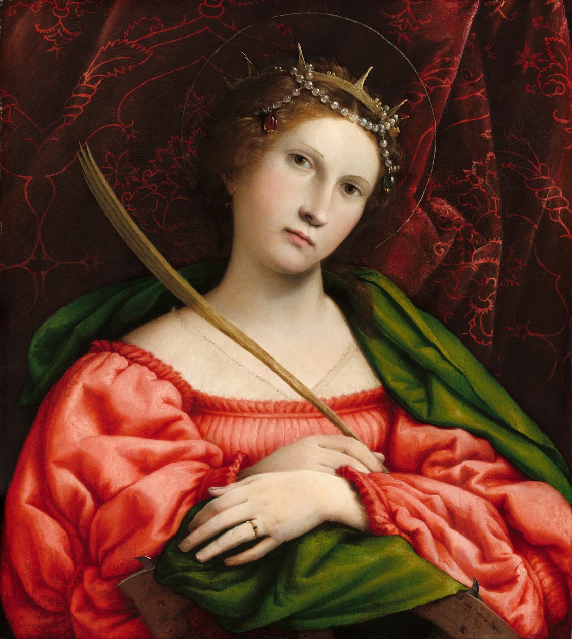 Saint Catherine av Lorenzo Lotto