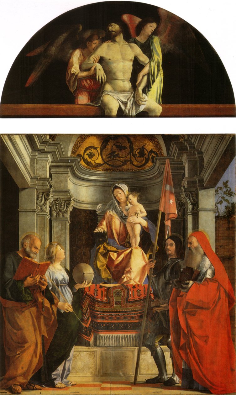 Santa Cristina al Tiverone Altartavla av Lorenzo Lotto