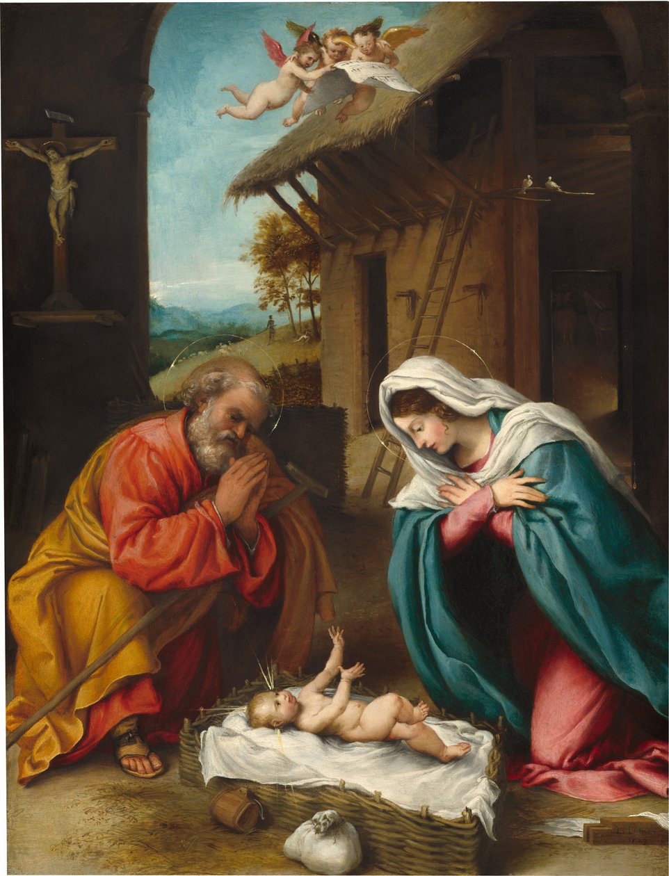 Födelsekyrkan av Lorenzo Lotto