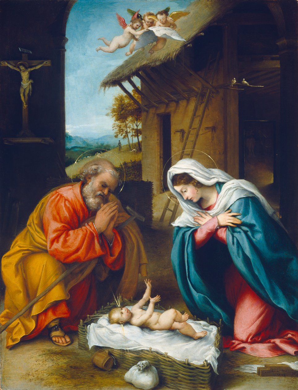 Födelsekyrkan av Lorenzo Lotto