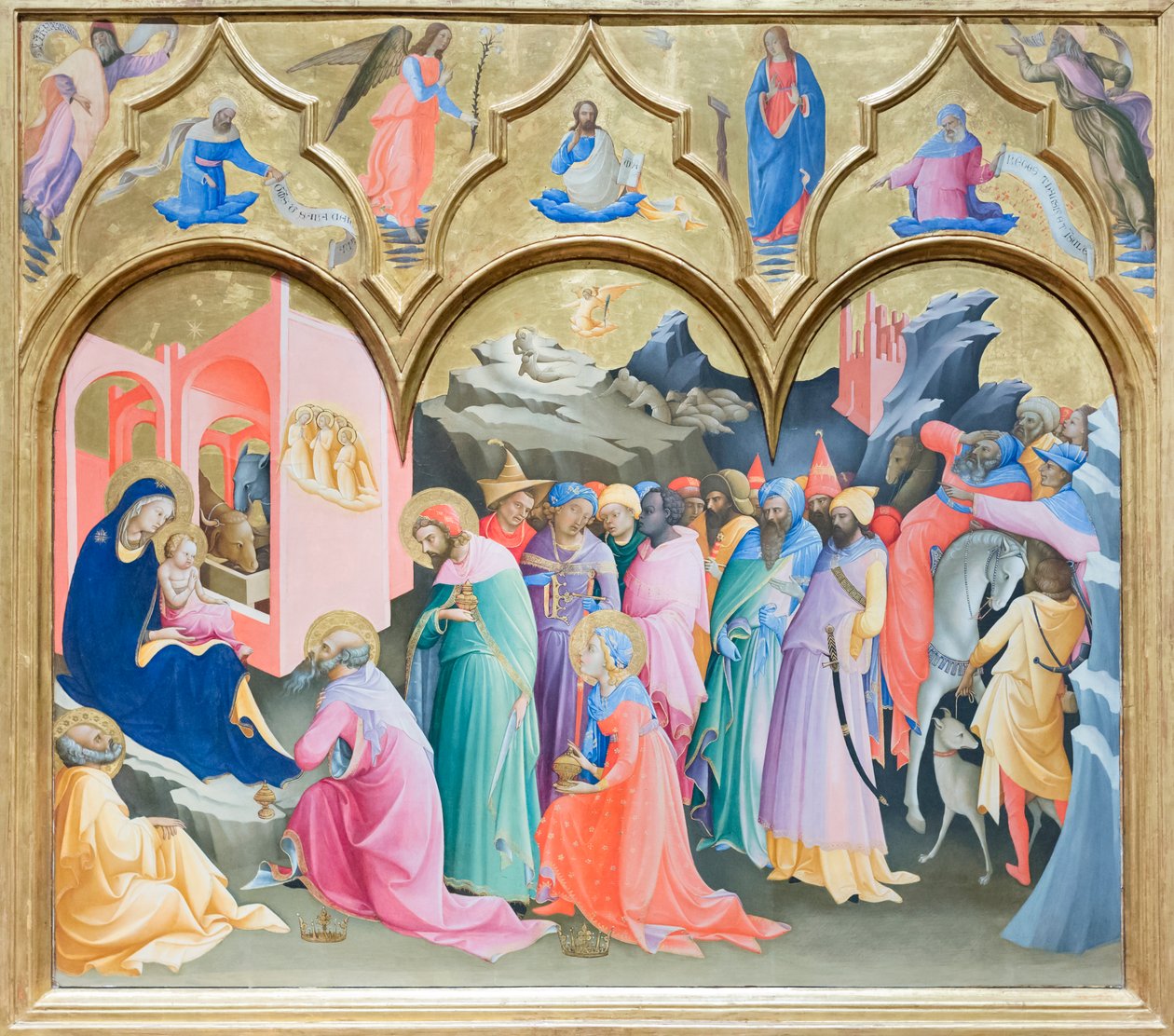 Tillbedjan av Magi av Lorenzo Monaco