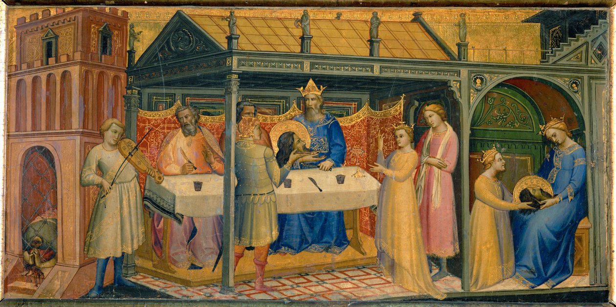 Herodes bankett... av Lorenzo Monaco