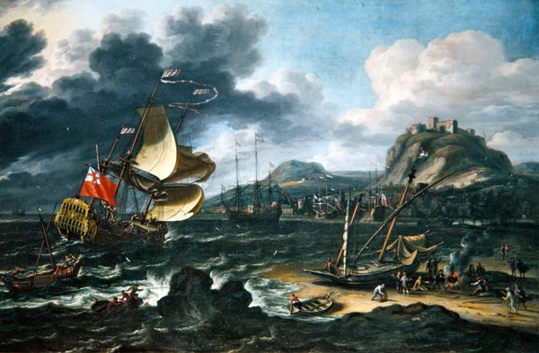 En fraktscen (olja på duk) av Lorenzo da Castro