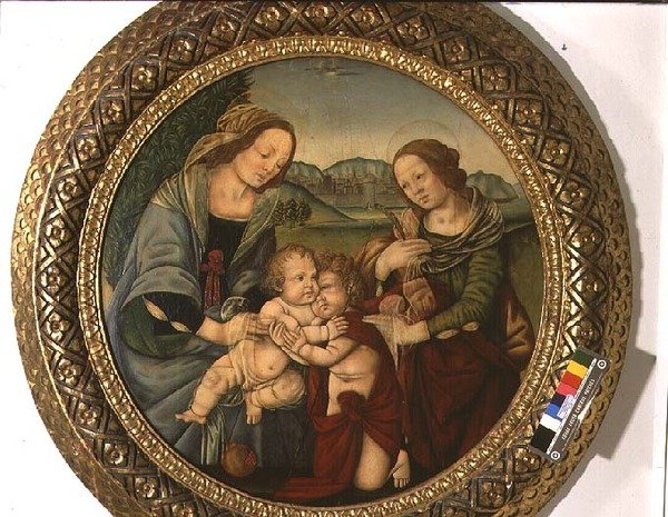 Madonna och barn av Lorenzo di Credi