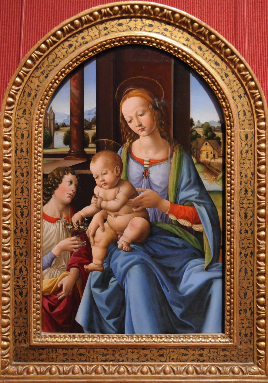 Madonna och barn av Lorenzo di Credi