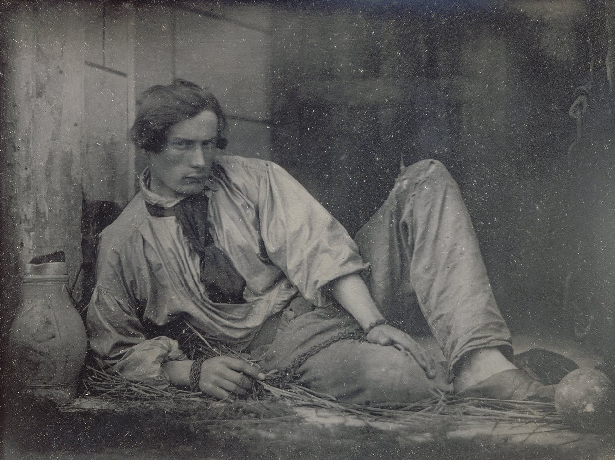 Louis Dodier as a prisoner, 1847 av Louis Adolphe Humbert de Molard