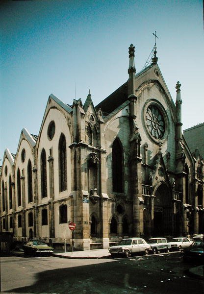 St. Eugenes kyrka, byggd 1855 av Louis Auguste Boileau