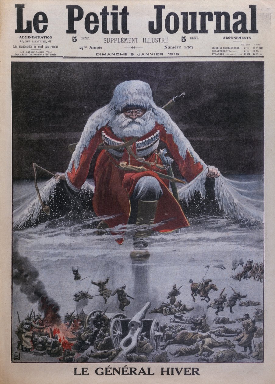 General Winter, framsidans illustration från 