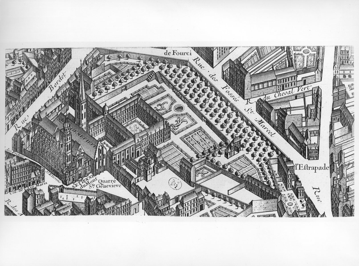 Plan av Paris, känd som 