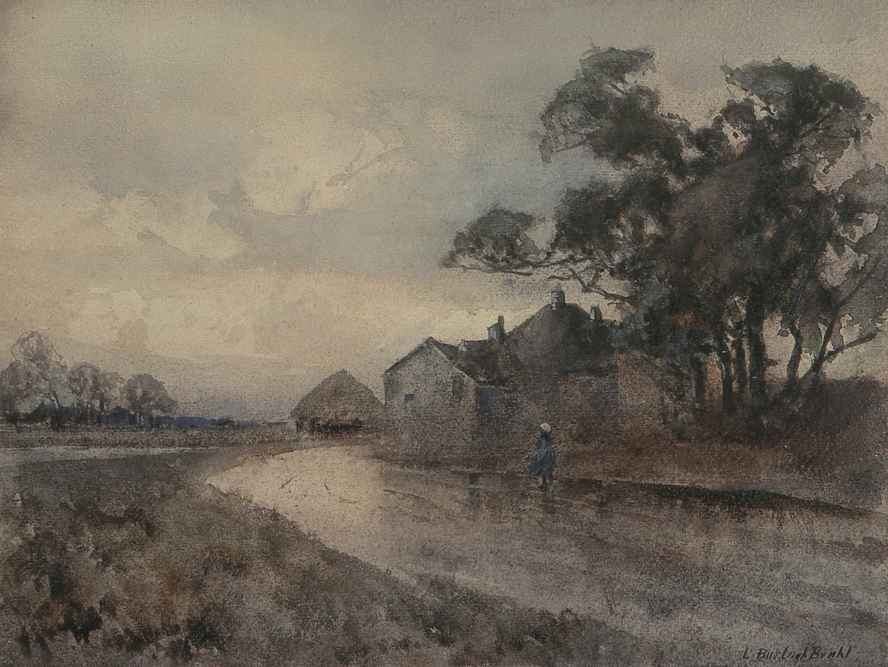 Beacontree Heath, nära Dagenham, Essex, ca. 1909 (wc) av Louis Burleigh Bruhl
