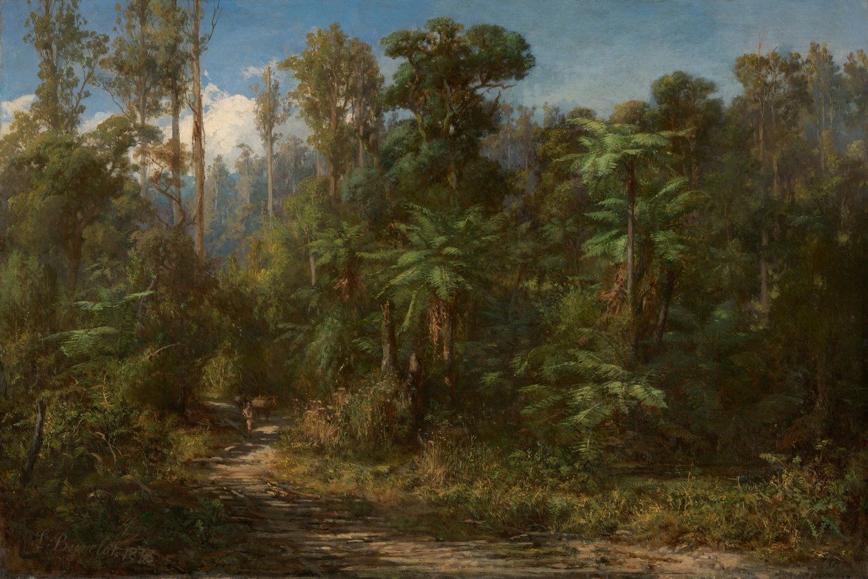 Near Fernshaw av Louis Buvelot