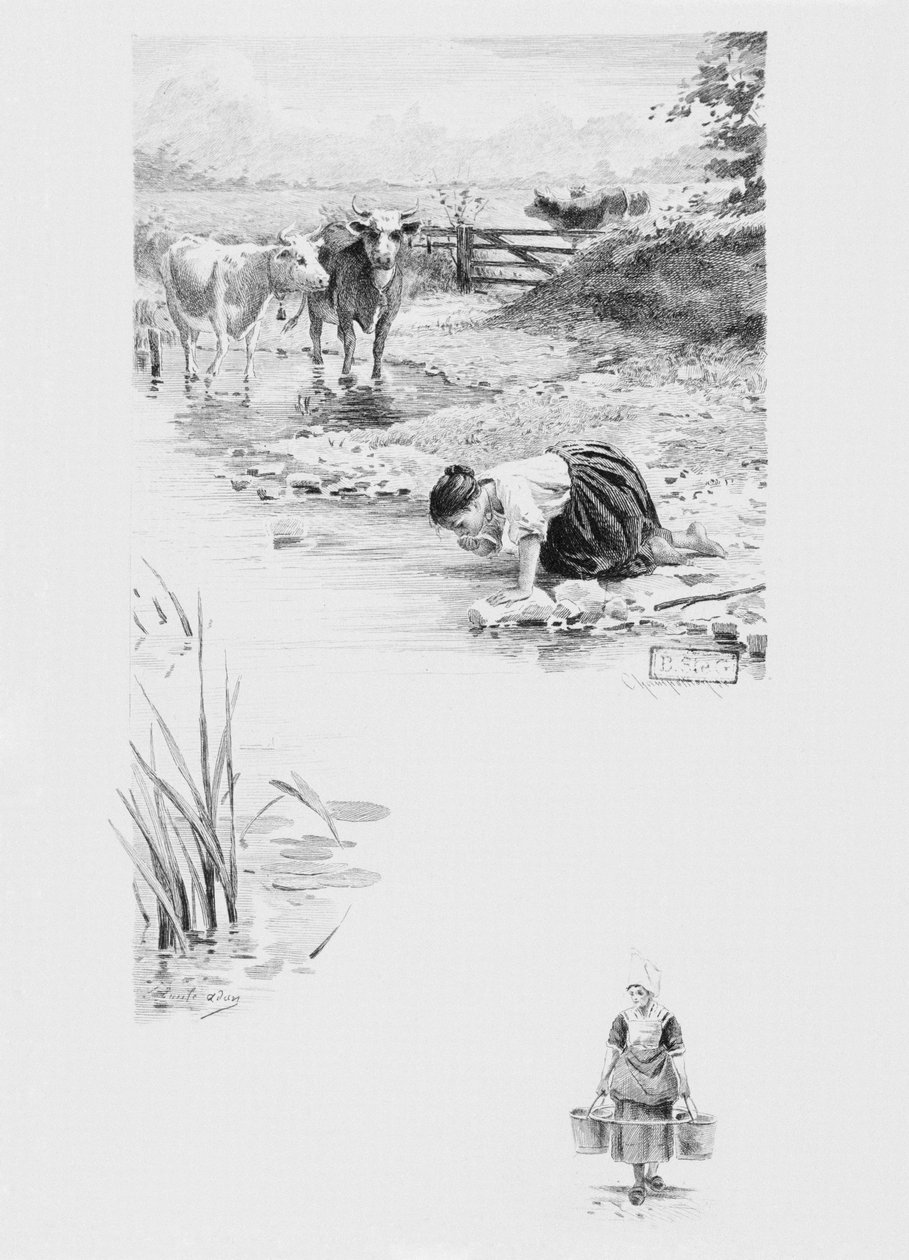 Tjänaren Felicite, illustration från 