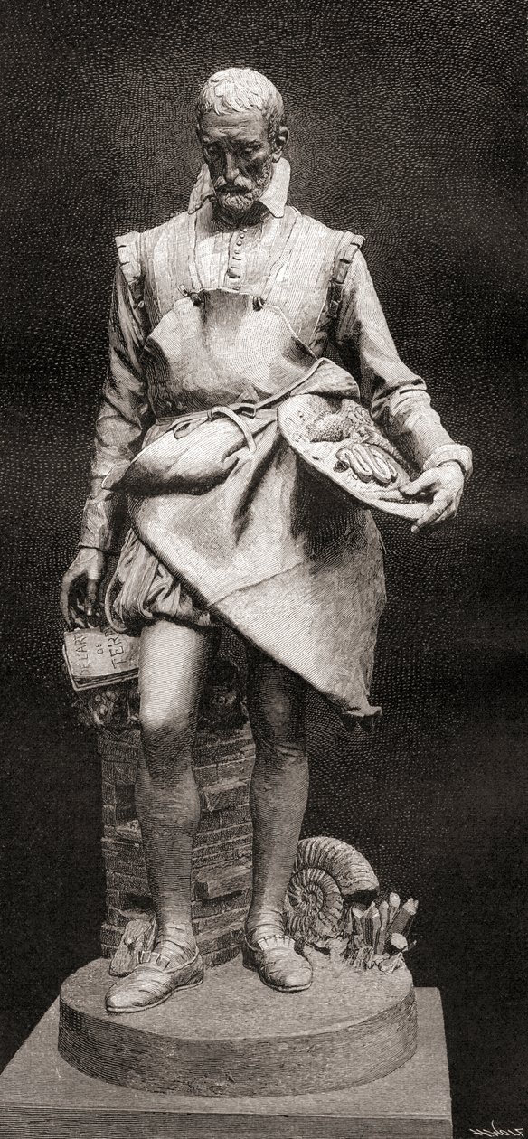 Bernard Palissy, från The Century Magazine, publicerad 1887 av Louis Ernest Barrias