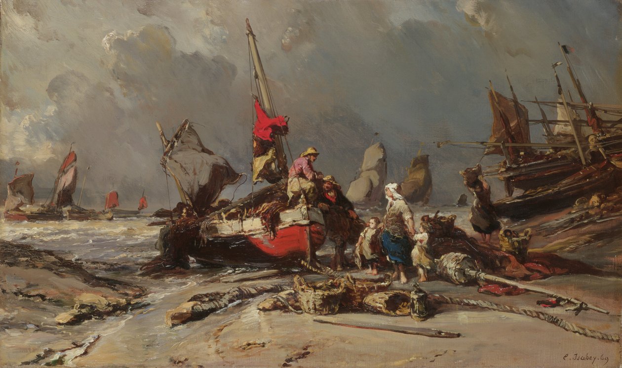 Efter stormen, 1869 av Eugene Isabey