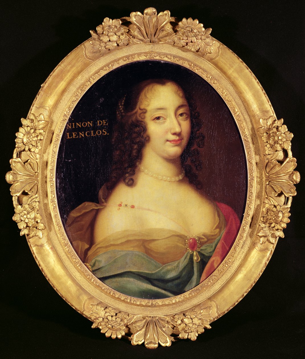 Ninon de Lenclos (1616-1706) (se även 183893) av Louis Ferdinand Elle