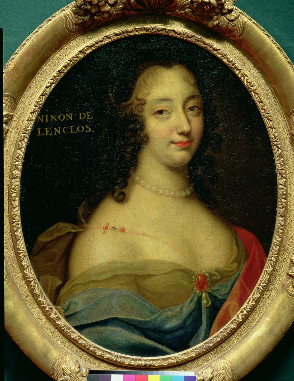 Porträtt av Ninon de Lenclos (1620-1705) (se även 192133) av Louis Ferdinand Elle