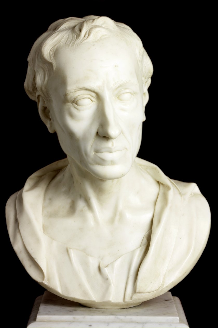 Byst av Alexander Pope, 1741 (marmor) av Louis Francois Roubillac