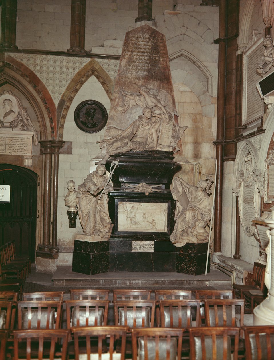 Begravningsmonument till John Campbell, 2:a hertigen av Argyll (marmor) av Louis Francois Roubillac
