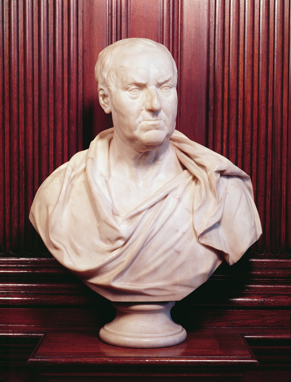 Porträtt av doktor Richard Mead (1673-1754) ca 1740-50 (gips) av Louis Francois Roubillac