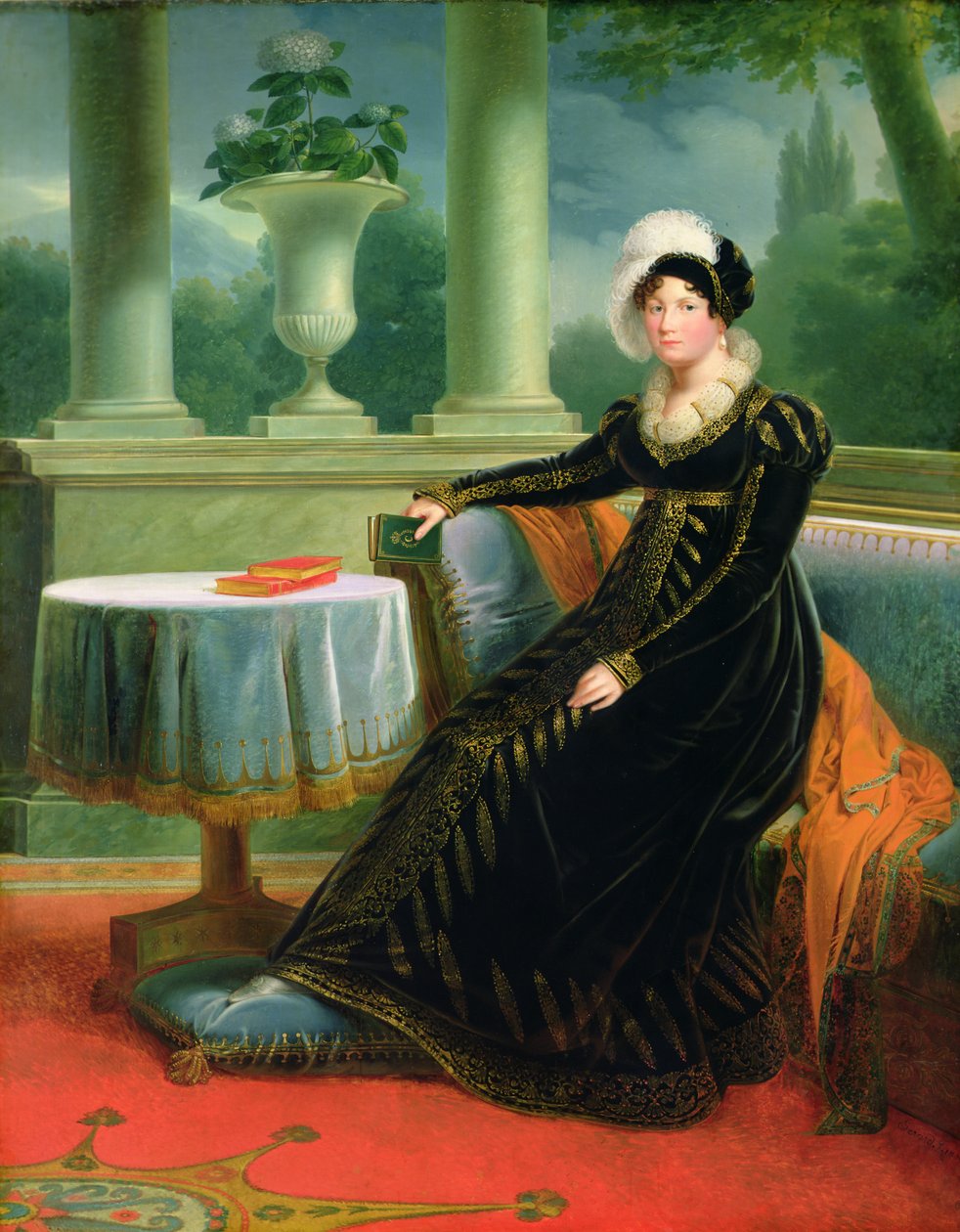 Catherine de Wurtemberg (1783-1835) drottning av Westfalen, ca 1808 av Louis Francois Aubry