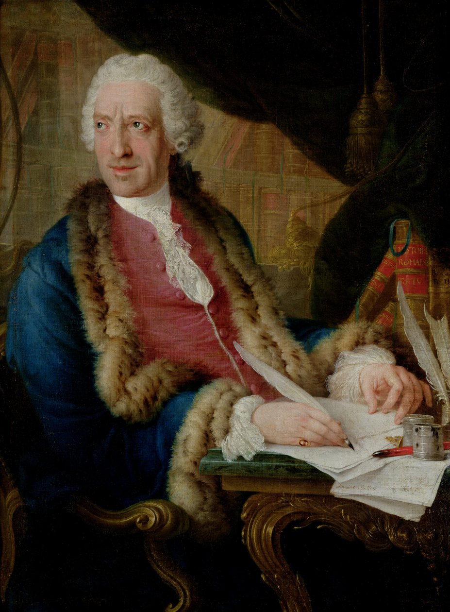 Porträtt av en gentleman, 1767 av Louis Gabriel Blanchet