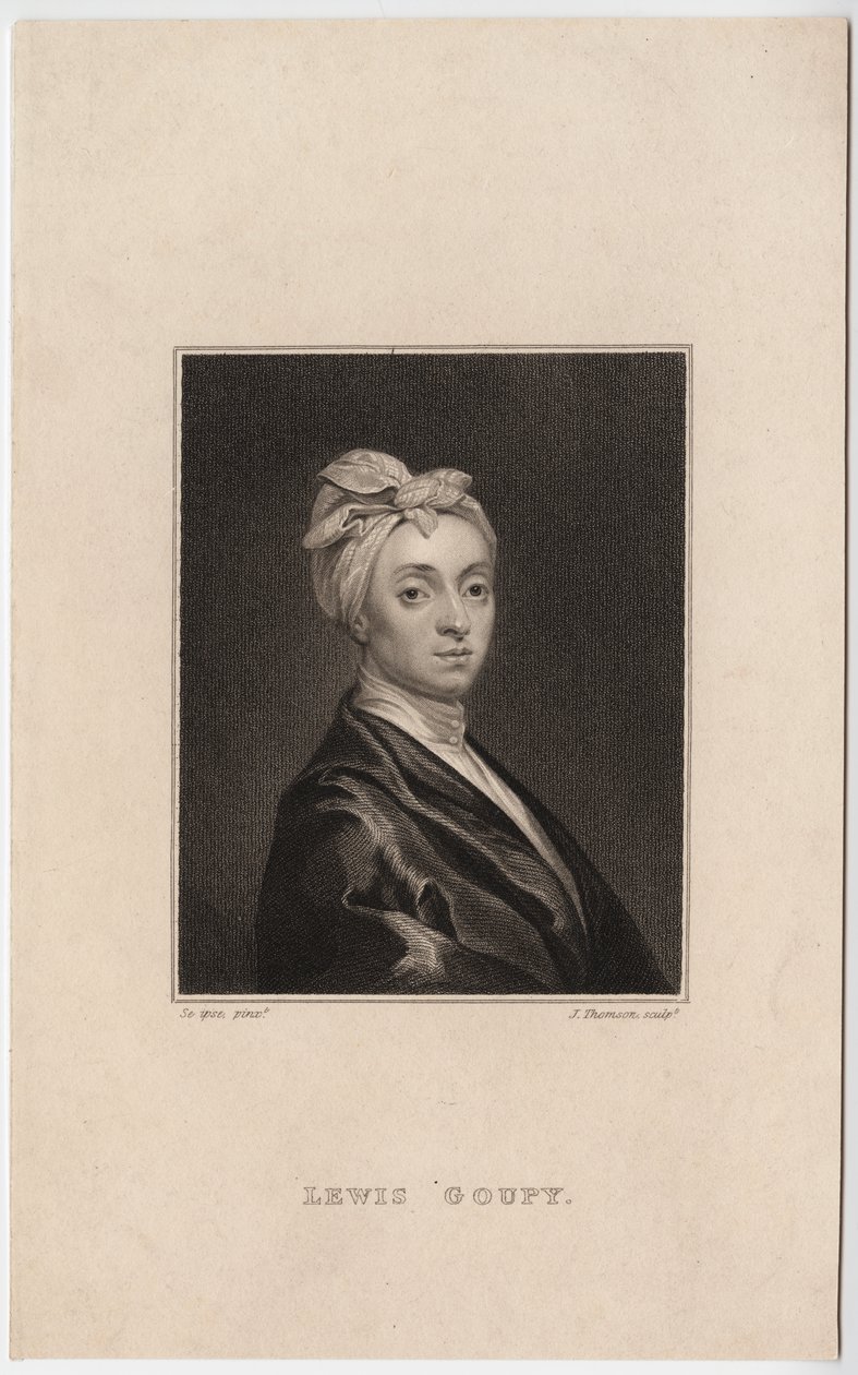 Louis Goupy, graverad av James Thomson (1790-1850), c.1800 (stippstick) av Louis Goupy
