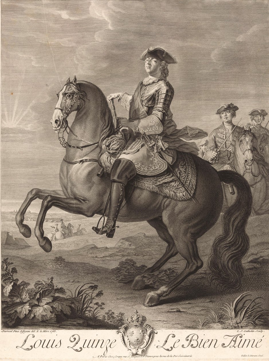 Ludvig XV av Louis Jacques Cathelin