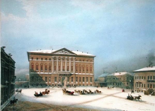 Generalguvernörens hus i Moskva, 1840-talet av Louis Jules Arnout
