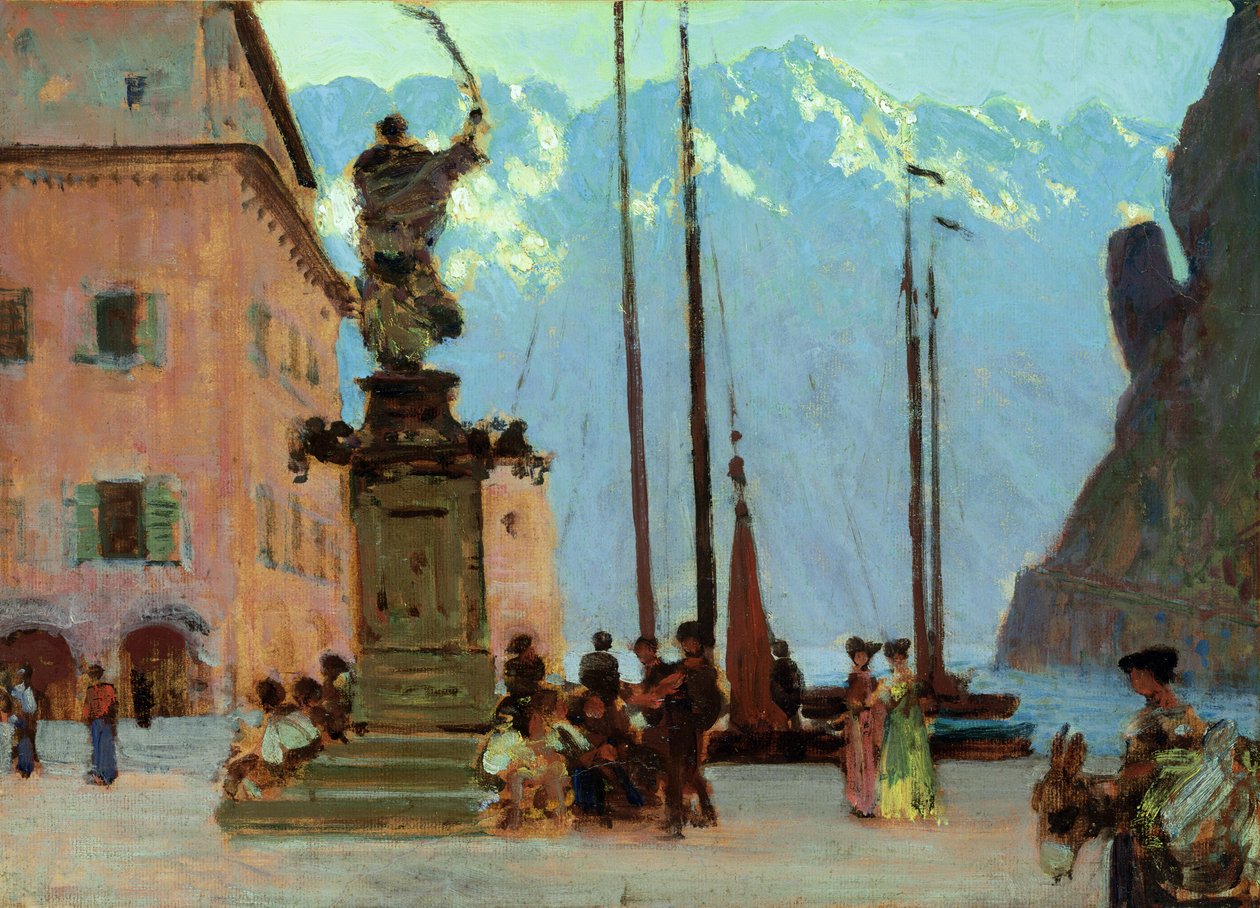 Riva del Garda, Italien av Louis Kolitz