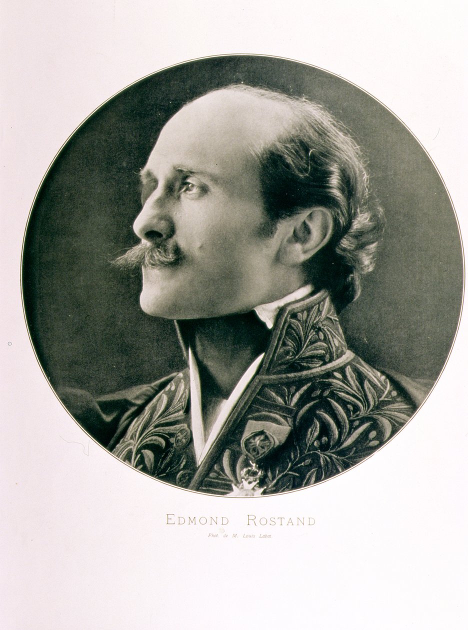 Porträtt av Edmond Rostand (1868-1918) av Louis Labat