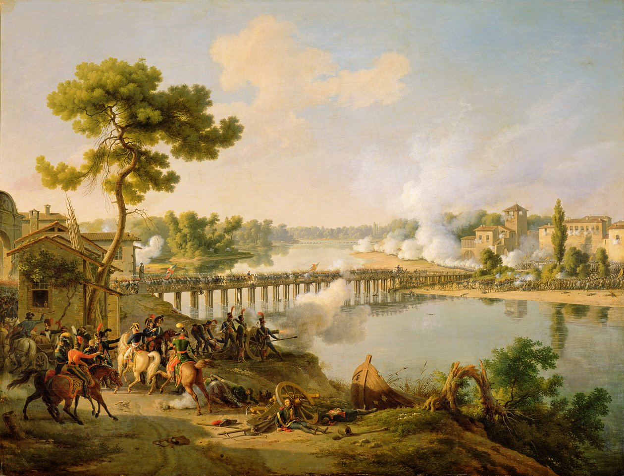 General Bonaparte (1769-1821) ger order i slaget vid Lodi, 10 maj 1796, ca 1804 av Louis Lejeune