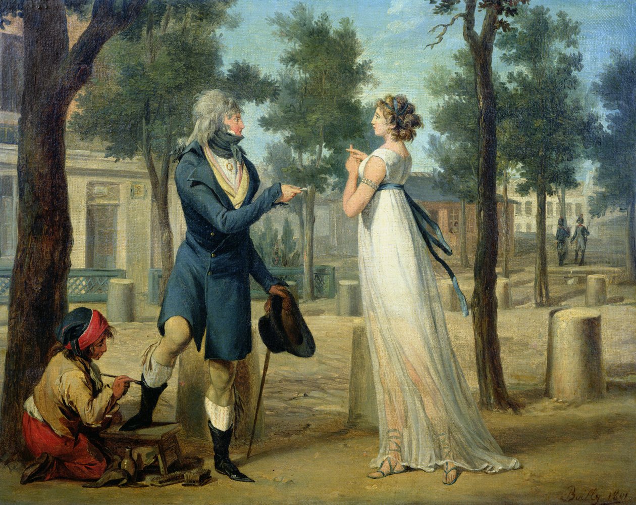 Otroligt och fantastiskt i Paris, 1797 av Louis Leopold Boilly