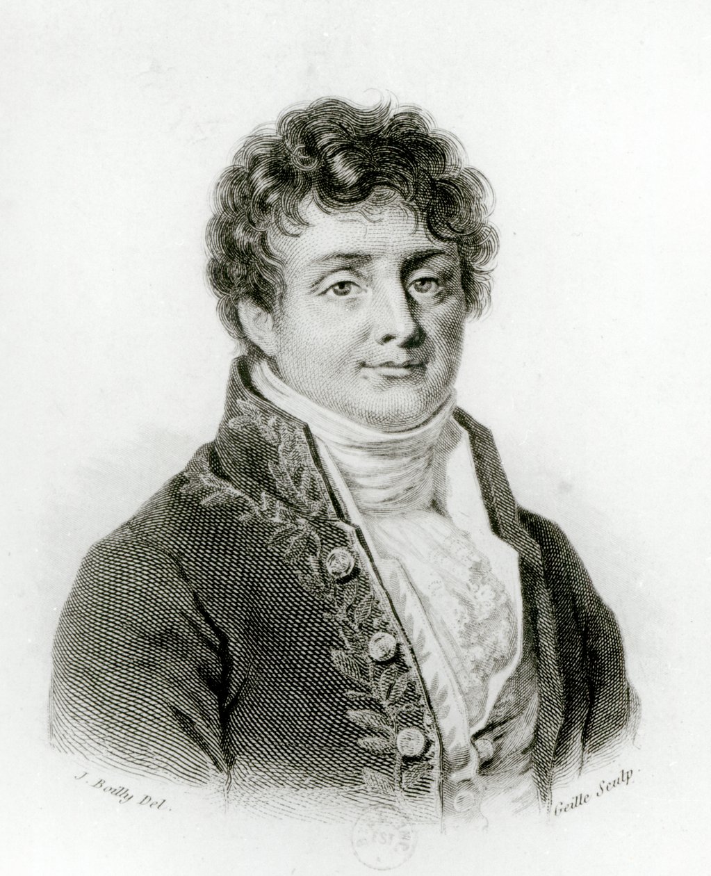 Porträtt av Joseph Fourier (1768-1830) av Louis Leopold Boilly