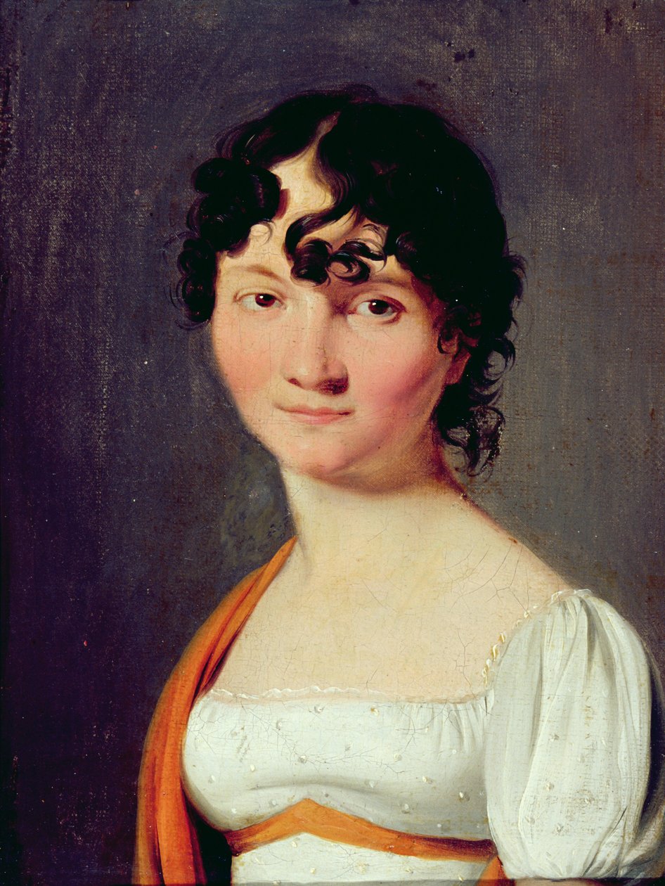 Porträtt av fru Louis de Marizy av Louis Leopold Boilly