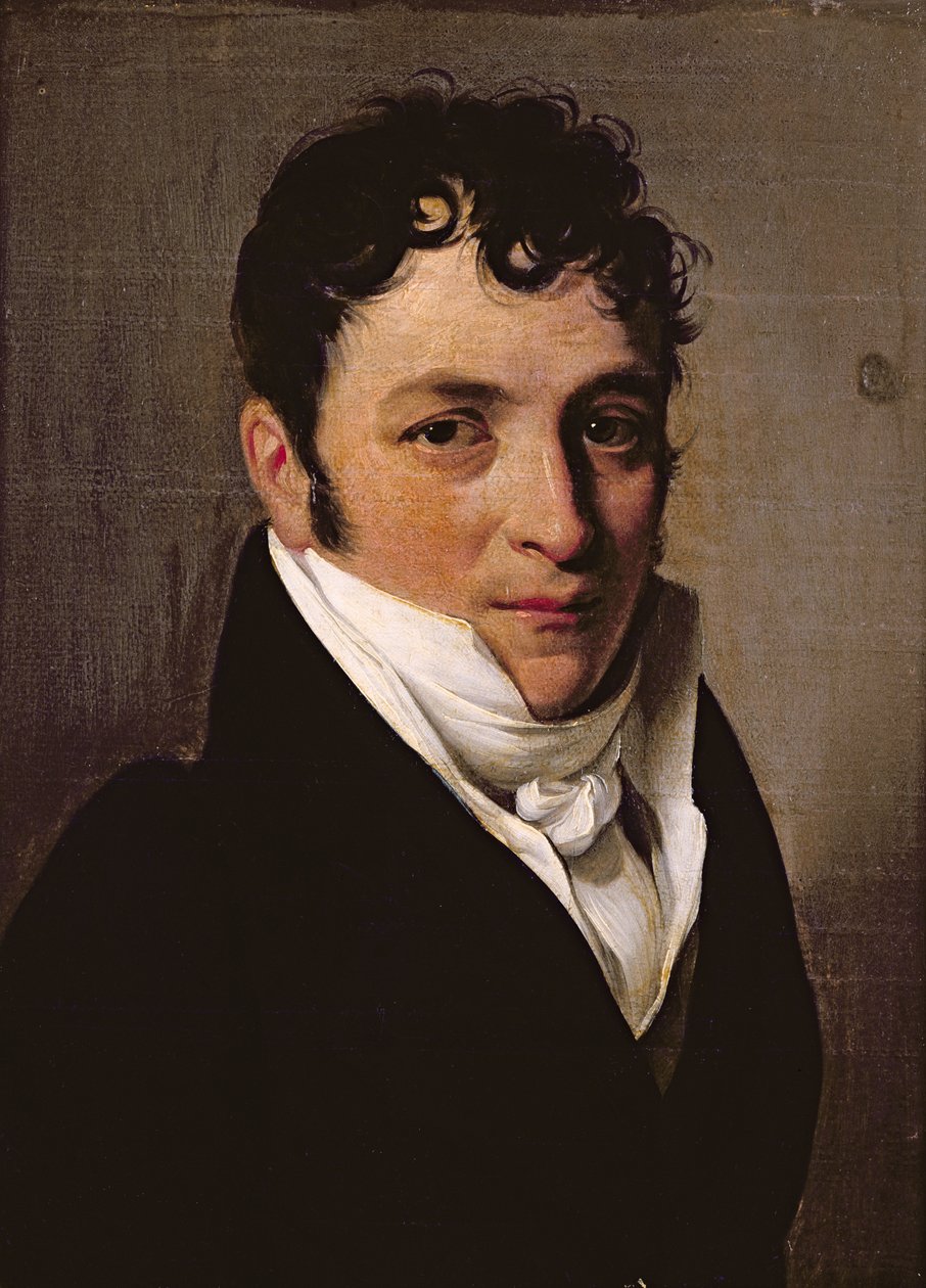 Porträtt av en man, troligen Pierre Jean Garat (1764-1823) av Louis Leopold Boilly