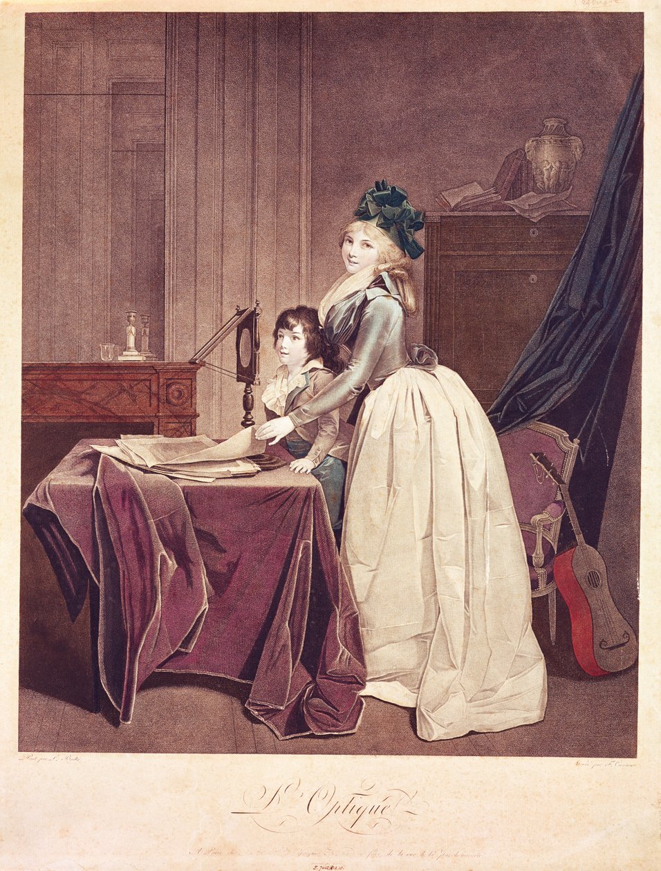 Den optiska illusionen, 1794 av Louis Leopold Boilly