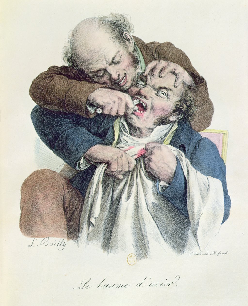 Stålbalsamen, graverad av Francois Seraphin Delpech (1778-1825) c.1826 av Louis Leopold Boilly
