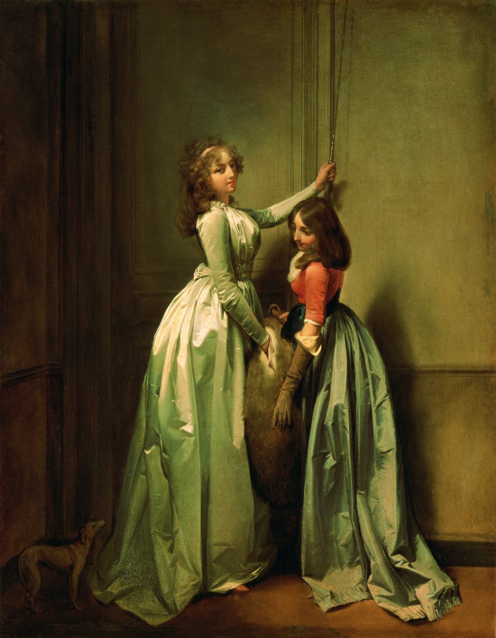 Vid ingången, 1796-98 av Louis Leopold Boilly