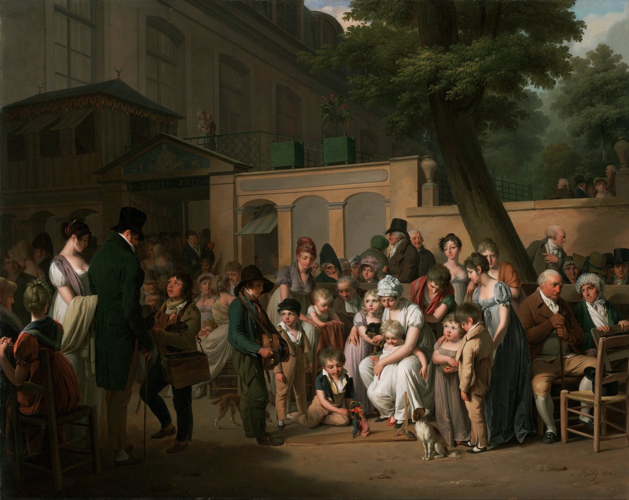 Entrance to the Jardin Turc av Louis Leopold Boilly