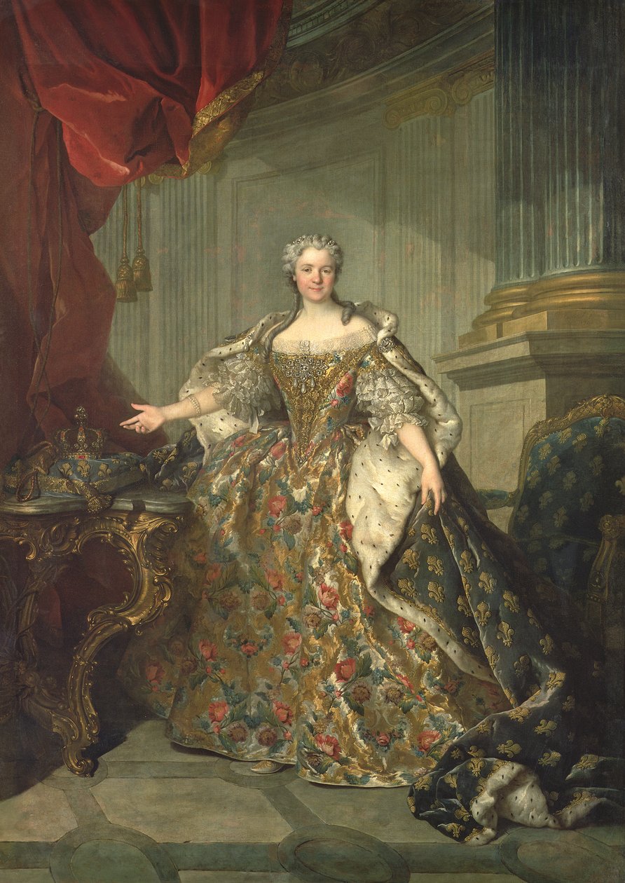 Porträtt av Marie Leczinska (1703-68) av Louis Tocqué