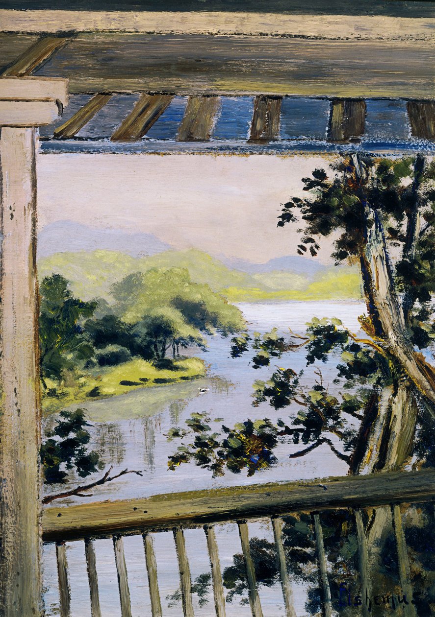 Balcony, Delaware Water Gap av Louis Michel Eilshemius